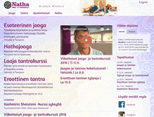 Tablet Screenshot of natha.fi